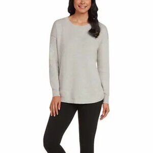 NEW Matty M Honeycomb Crewneck Sweater | Grey
